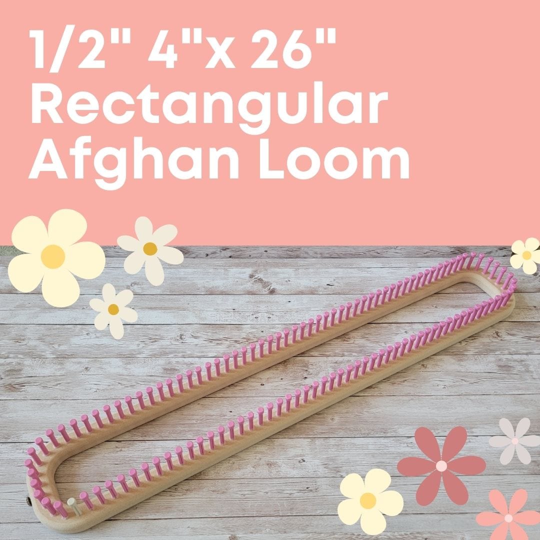1/2 116 peg 4x26 Rectangular Afghan Loom