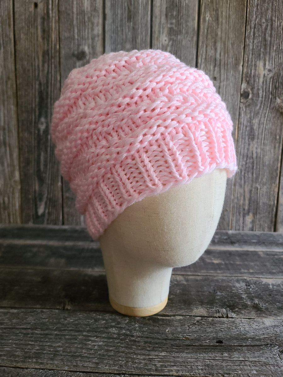 Loom Knit ePattern: Candy Lane Beanie – CinDWood Looms display picture 1
