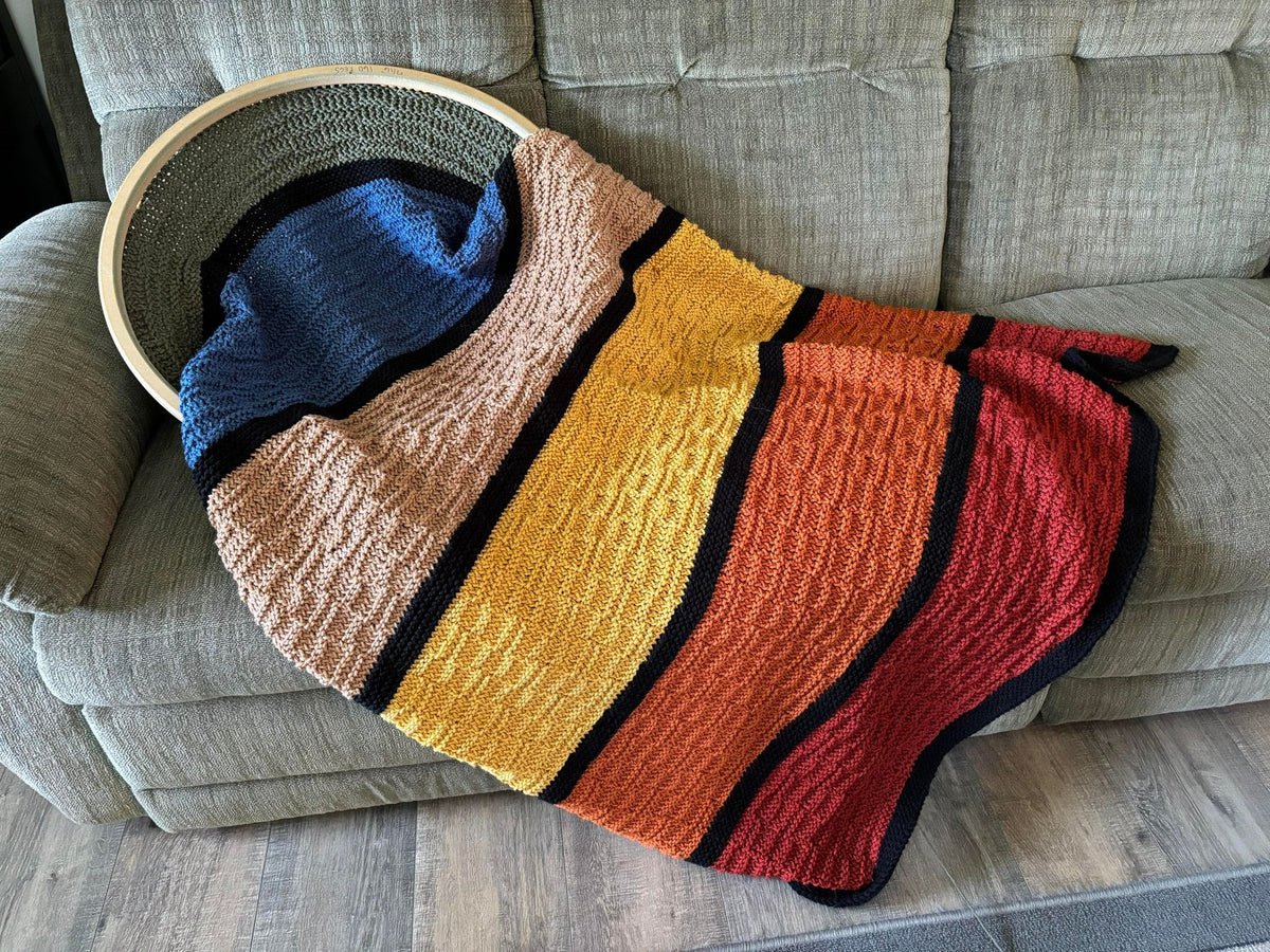 Loom Knit ePattern: Farmstead Blanket – CinDWood Looms