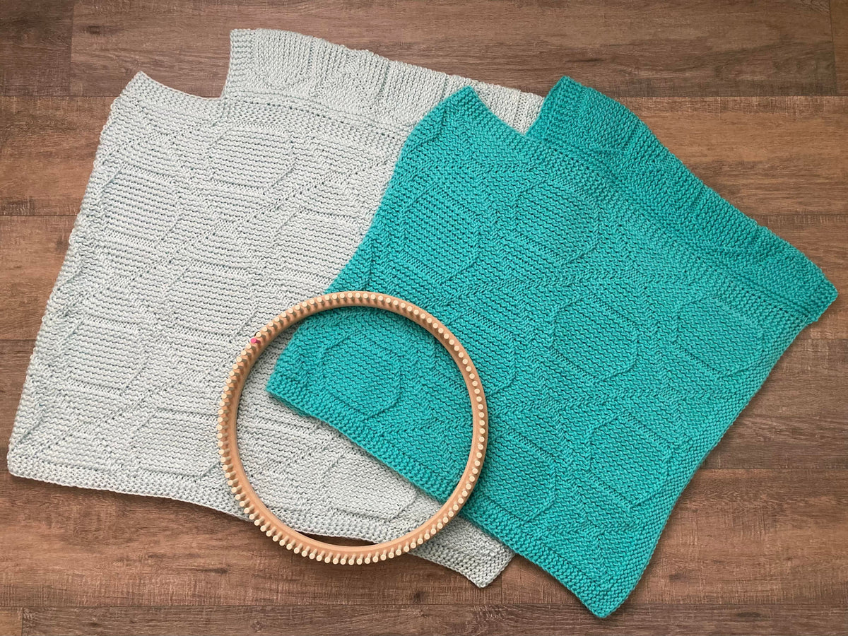 Loom Knit ePattern Poncho CinDWood Looms