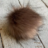 CinDWood Crafts Faux Fur (Pom Pom) Brown Bear Accessories
