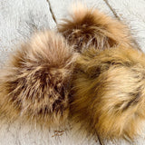 CinDWood Crafts Faux Fur (Pom Pom) Fox Tail Accessories