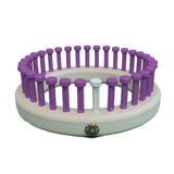 1/2" 33 peg Preemie Hat Knitting Loom 3-6 lbs Purple