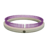 1/4" 110 peg Adult Small/ Youth Lg Hat, Fine Gauge Knitting Loom Purple