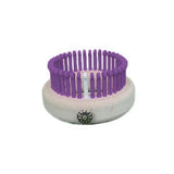 3/16″ 40 peg Xfine Baby Sock Knitting Loom Purple