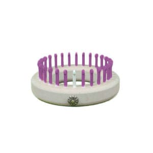 5/8 48 peg KK Purple Adult Hat Knitting Loom – CinDWood Looms