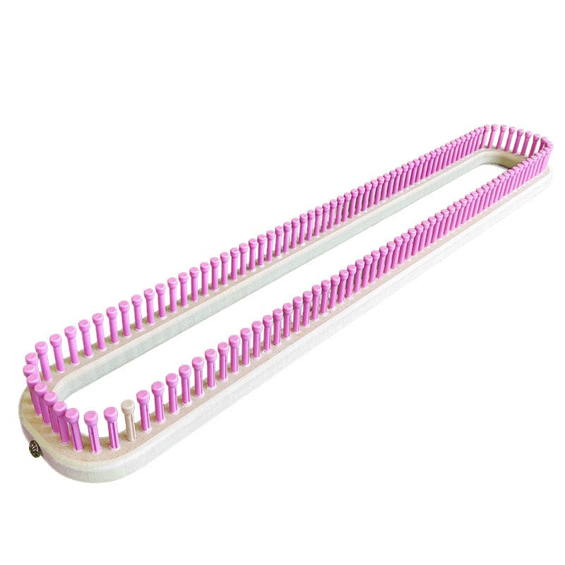 Generic Afghan Loom Knitting Looms Knitting Board S Loom With Knitting Pink