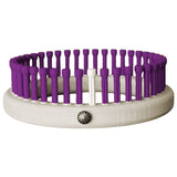 CinDWood Looms 7/16" 42 peg Newborn Hat Loom Purple Loom