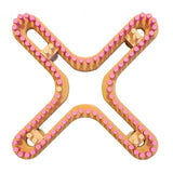 1/2" 96 peg Small Universal X Knitting Loom Pink