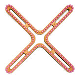 5/8" 144 peg Extra Large X Knitting Loom Pink