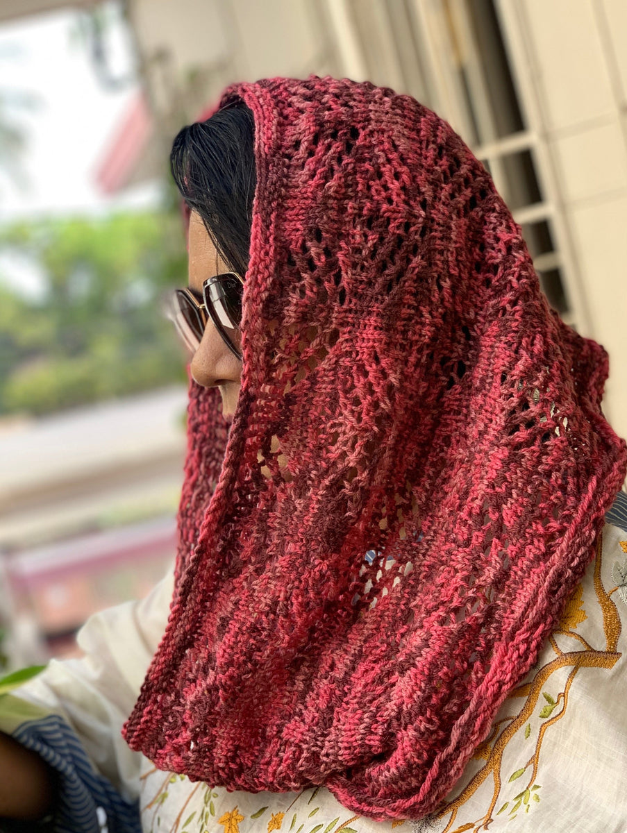 Loom Knit ePattern: Pine Trees Cowl - Main Image