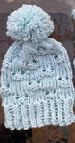 Kamalkknits Loom Knit ePattern: Tiny Buds Lace Hat and Earwarmer Pattern