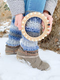 Kristy Bundle Loom Knit ePattern: Chunky Garter Legwarmers Pattern