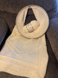 Laurie Schue Loom knit ePattern: Precious Gems Baby Blanket & Baby Hat Pattern