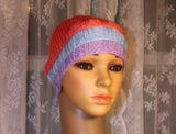 Scarlett Royale Loom Knit ePattern: Multi Brim Hat