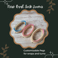 Oval Sock Looms (Customizable Pegs)
