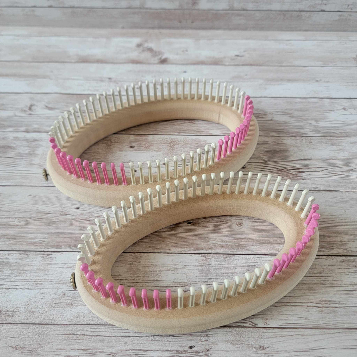 Loom Rake Oval Sock Loom (Customizable Pegs) – CinDWood Looms