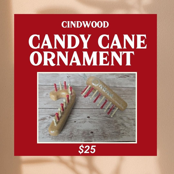 CinDWood Looms 2025 Candy Cane Loom Ornament