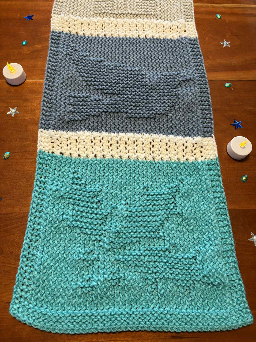 Loom Knit ePattern: Holiday Table Runner – CinDWood Looms