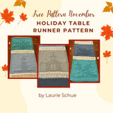 CinDWood Looms Loom Knit ePattern: Holiday Table Runner