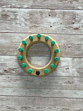 Clearance Clearance: 3/4" 14 peg Child Slipper Loom Cindwood Original Peg Style Green Clearance