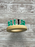 Clearance Clearance: 3/4" 14 peg Child Slipper Loom Cindwood Original Peg Style Green Clearance