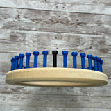 Clearance Clearance: 5/8" 36 peg Child Hat Knitting Loom 2-6 yrs Cindwood Original Peg Style Blue Clearance