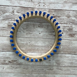 Clearance Clearance: 5/8" 36 peg Child Hat Knitting Loom 2-6 yrs Cindwood Original Peg Style Blue Clearance