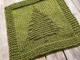 Janae Yagi Loom Knit ePattern: Blue Spruce Tree Square ePatterns