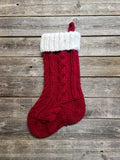 Janae Yagi Loom Knit ePattern: Cable Stocking Pattern