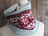 Janae Yagi Loom knit ePattern: Faire Isle Cowl Pattern