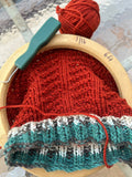 Kamalkknits Loom Knit ePattern: Pumpkin Pie Beanie
