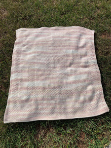 Laurie Schue Baby Linen Squared Baby Blanket Pattern