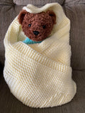 Laurie Schue Loom Knit ePattern: Baby Blocks Blanket Pattern