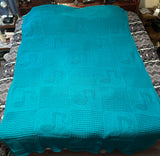 Laurie Schue Loom knit epattern: Musical Squares Afghan Pattern