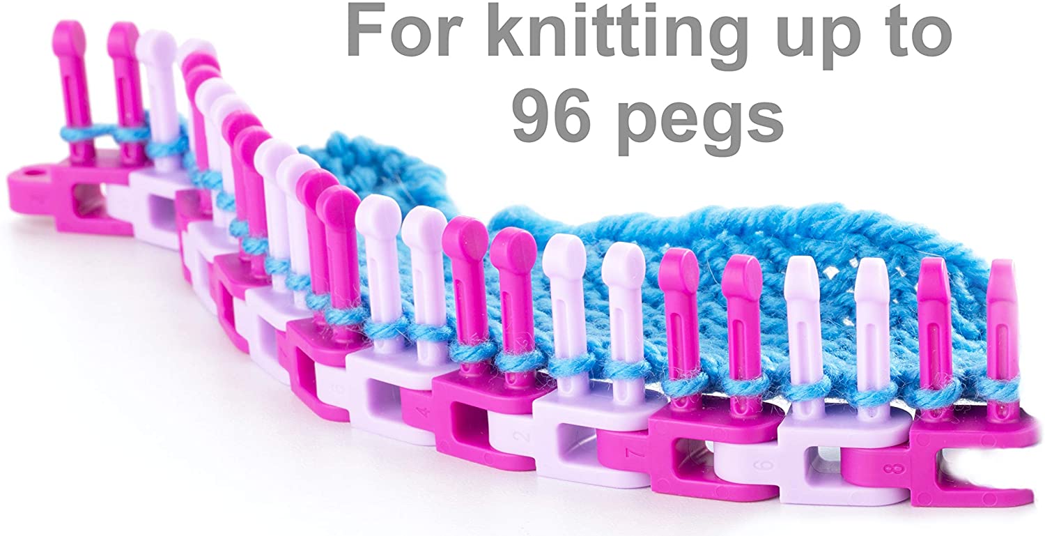 KB Flexee loom review — a flexible knitting loom to replace circle