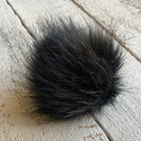 CinDWood Crafts Faux Fur (Pom Pom) Charcoal Accessories