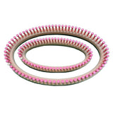 1/2" Oval Cowl 2 pc Knitting Loom Set Pink