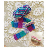 3/8" 18 peg Mini Swatch/Tie Knitting Loom Pink
