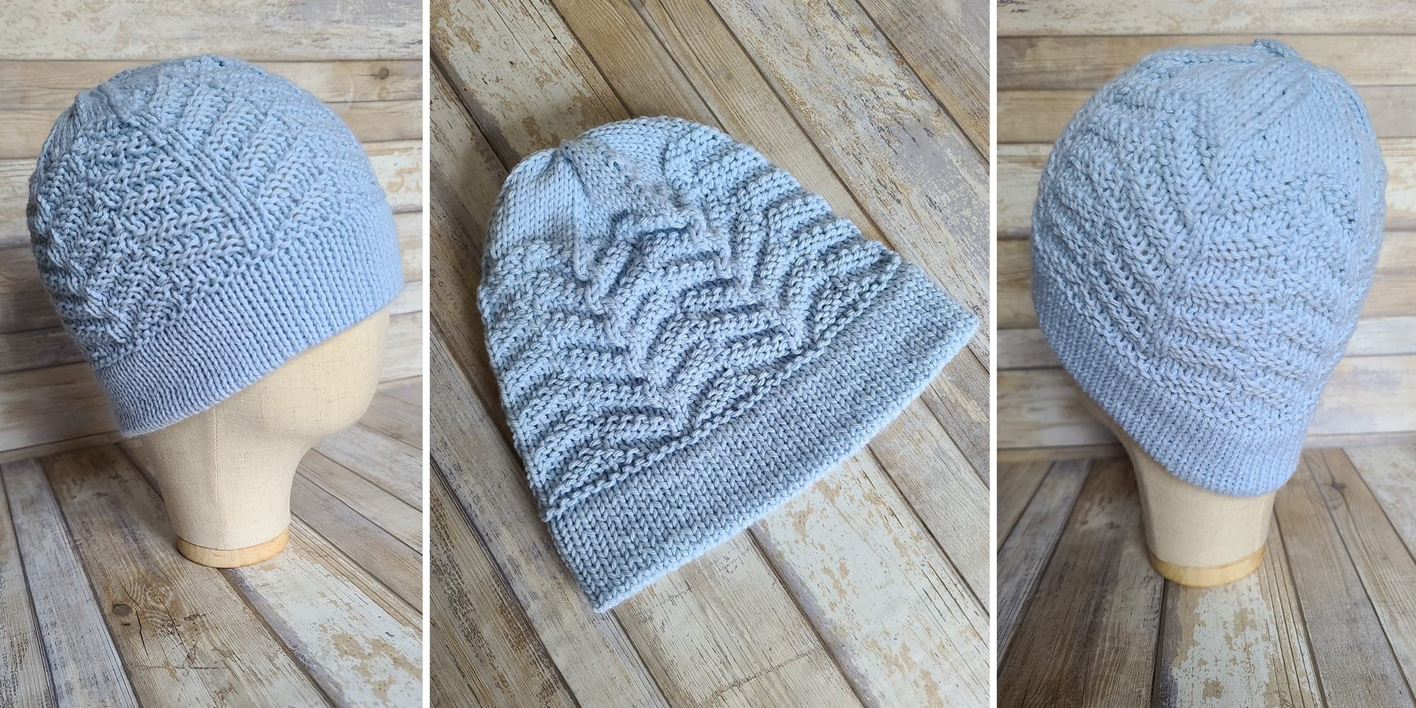 Loom Knit ePattern: Mod Chevron Beanie - Main Image