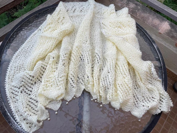 knitted bridal shawl patterns