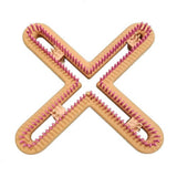 1/4" 160 peg Universal Small X Hat Knitting Loom Pink
