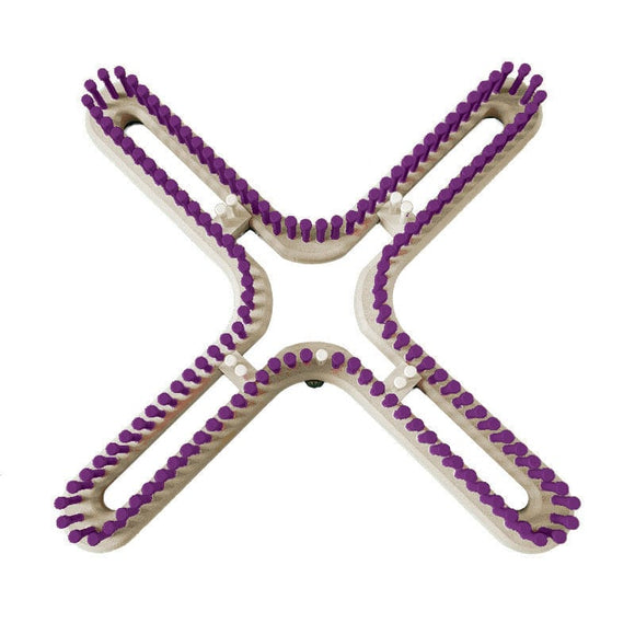CinDWood X Pre-Order: 7/16: 144 peg Large X Loom Purple Looms