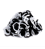 Harrisville Designs Lotta Loops: Small Bag (Traditional Size 7") Black/White Loops