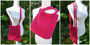 loom knit bag pattern