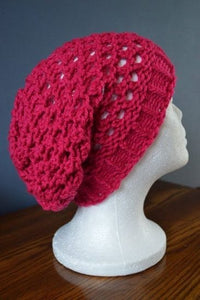 netted mesh slouch hat