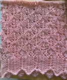 Kamalkknits Loom Knit ePattern: Candle Light Lace Cowl Pattern