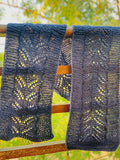 Kamalkknits Loom Knit ePattern: Fern Leaf Lace Pattern