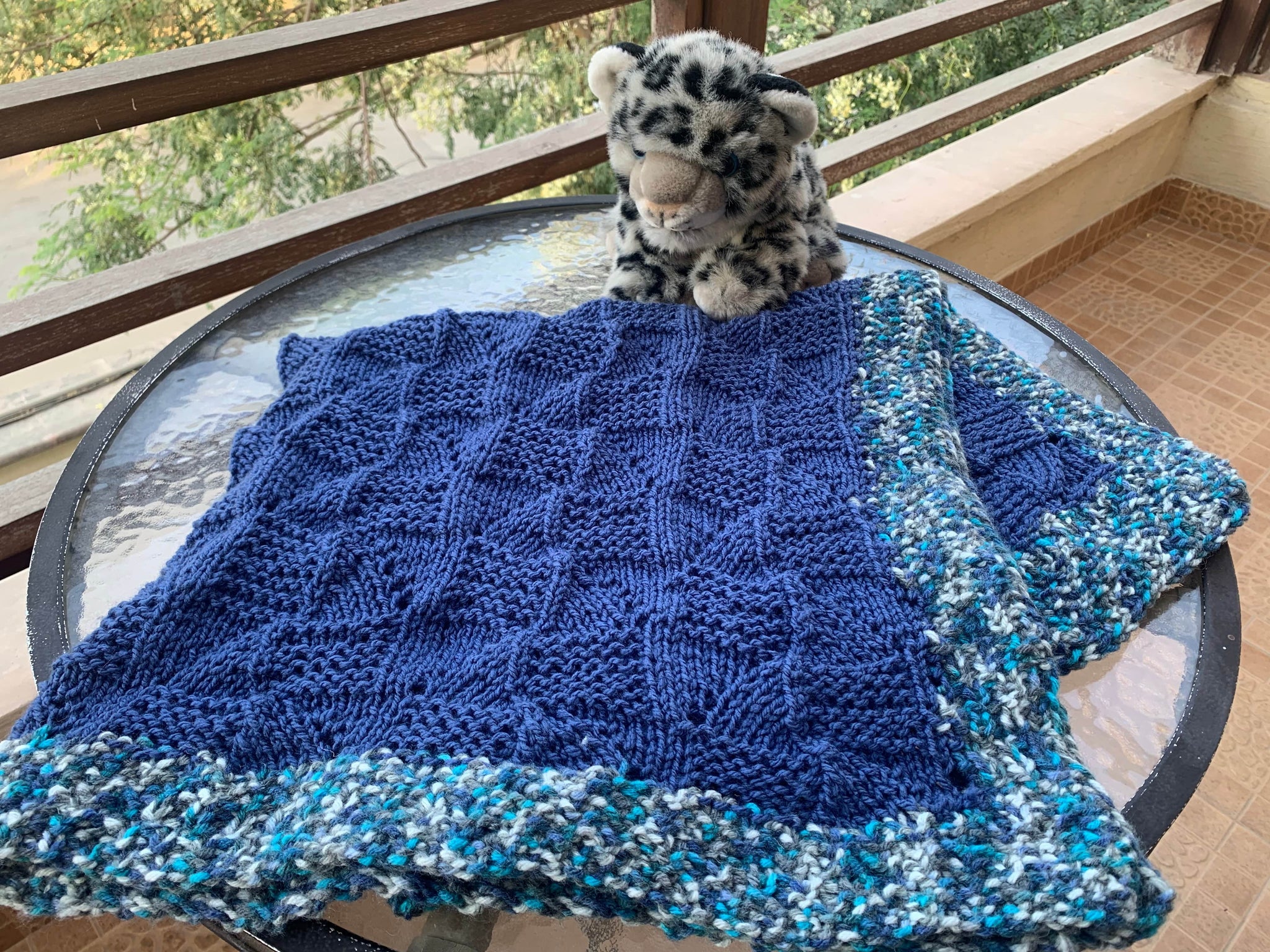 Loom Knit ePattern: Geometric Baby Blanket – CinDWood Looms