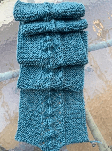 Loom Knit ePattern: Horseshoe Lace Scarf